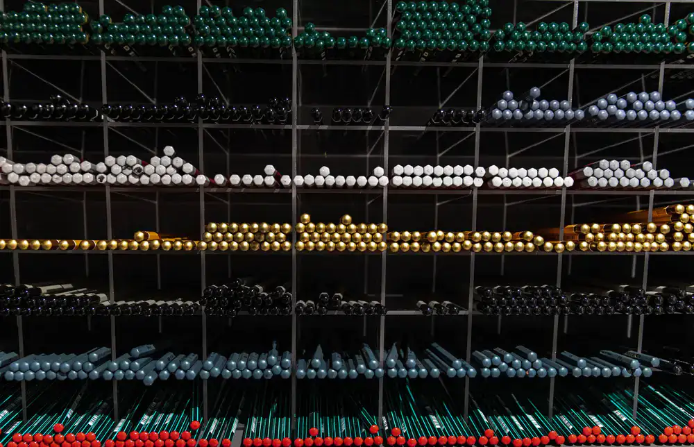 Shelves full of quality pet supplies organized neatly